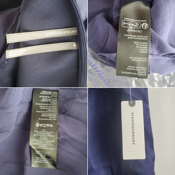 🌷NWT Anthropologie Silky Babydoll Top - Picture 12 of 12